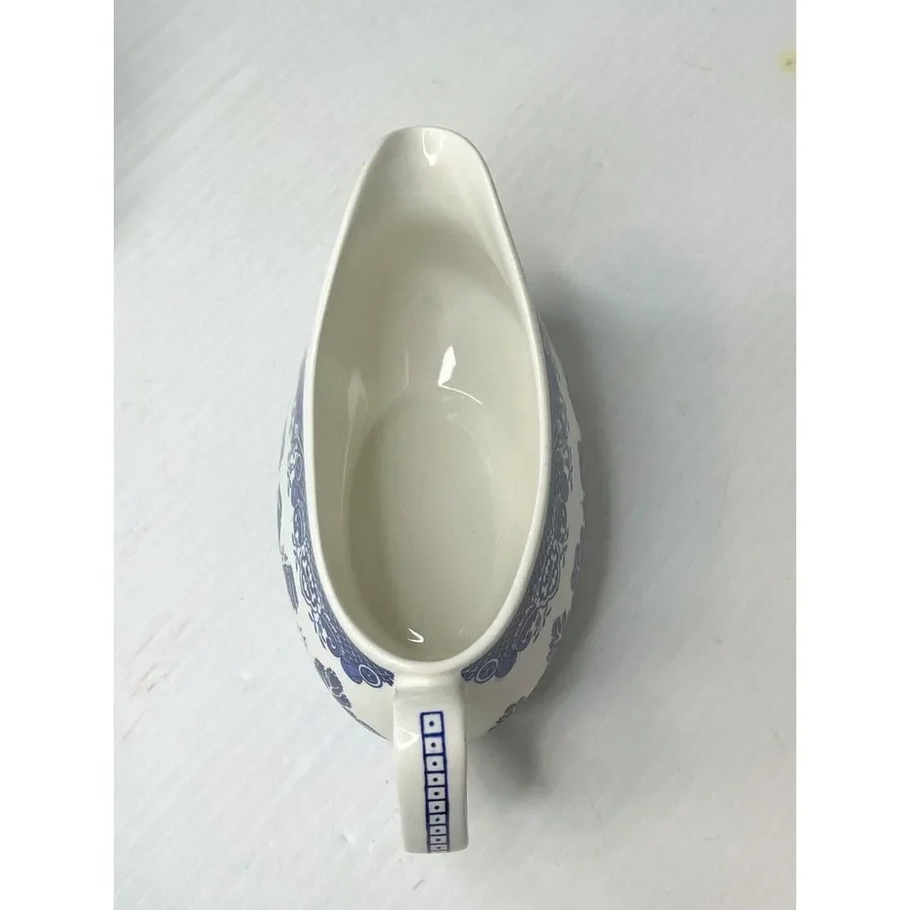 Vintage Woods & Sons~Blue Willow /“WILLOW”~Gravy Boat~Woods Ware/England~💙~NICE